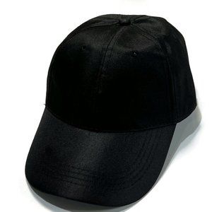 Solid Black‎ Baseball Cap Adjustable Blank Black New